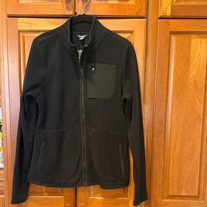 Eddie Bauer Black Fleece Full Zip Jacket